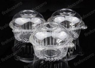   Clear Plastic Cupcake Muffin Box,Pod,Container,Carrier 