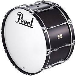 Pearl 20x14 Championship Series Marching Bass Drum Midnight Black