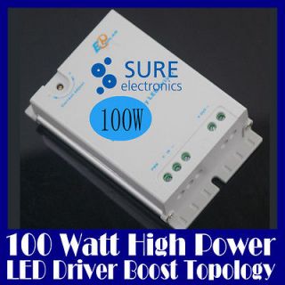 100W Watts High Power LED Driver Boost / Step up Topology Garden 