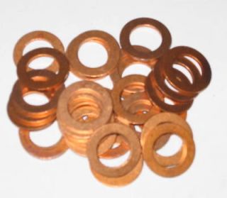 Oil Drain / Sump Plug Sealing Copper Washers 14mm x10