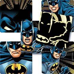 Square Stickers ★ Batman Bat Man Mask Cartoon Super Hero Movie 