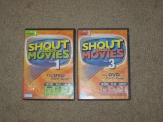   ABOUT MOVIES~DISC 1 and Disc 3~DVD PARTY GAME~Ages 13+/2+ players