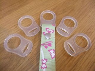 Silicone Dummy Clip Rings/ Adapters for MAM❤CLEAR ❤