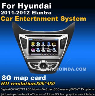 Car DVD GPS Navi Radio RDS 6VCDC Player For HYUNDAI ELANTRA AVANTE I35 