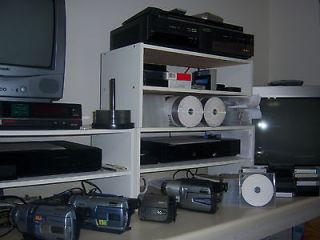   VHS VHS C Hi8 Hi 8 Hi8mm MiniDV Digital8 8mm video tape to DVD fast