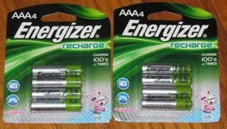 Newly listed Energizer AAA Rechargeable Batteries, 700 mAh, 8 New 