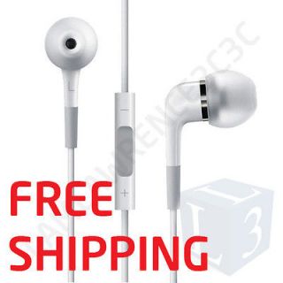 In Ear Earphone Earbud With Microphone Mic Remote For Apple Ipod 