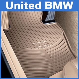 BMW Front Rubber Floor Mats E46 323 325 328 330 Convertible (2000 2006 