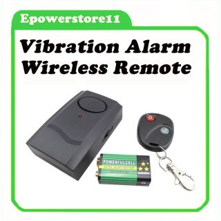   Vibration Alarm Remote Control alarm For car / Motorcycle bike / door