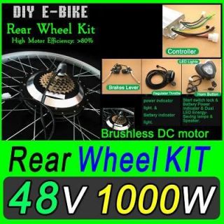   Front Wheel Electric Bicycle Motor Kit E Bike Cycling Hub Conversion