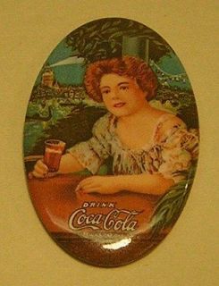 Vintage Coca Cola 1973 Pocket Mirror #3
