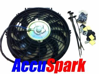 AccuSpark Electric car radiator cooling fan , Universal 14 inch 