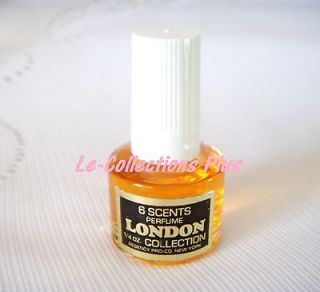 VTG Original 6 Scents Perfume London   1/4 oz. Purse Size FULL