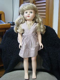 Vintage Effanbee Hard Plastic Walker Doll 19