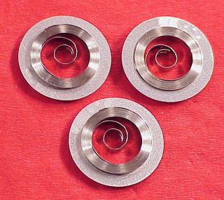 Vintage 3 Waltham 12 Size White Alloy Unbreakable Mainsprings 2224A 4 