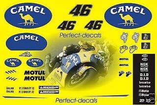 Mini Moto Camel 2006 Race set decals stickers