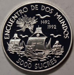 ECUADOR   I SERIE IBERO AMERICAN   ENCUENTRO DE DOS MUNDOS 1992 