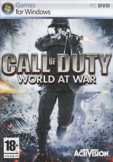 NEW Call of Duty World at War for PC DVD ROM) SEALED NEW
