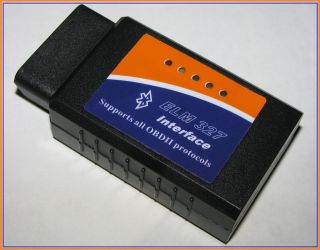 ELM327 v1.5 Interface Bluetooth OBD2 Auto Scanner Tool Adapter TORQUE 