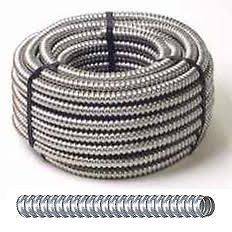   Greenfield Flexible Metal Conduit 1/2 Cover Electrical Protect Wires