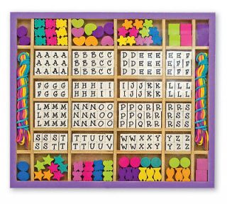 Stringing Beads, Wooden with over 200 pieces by Melissa and Doug