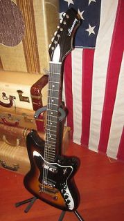   1960s Harmony Bobcat 2 Pickup Electric Guitar Plays Snds Great