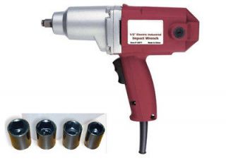 Electric Impact Wrench with Carrying Case NEW 11/16 3/4 13/16 15 
