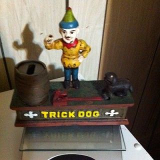 cast iron clown bank in Mechanical Banks