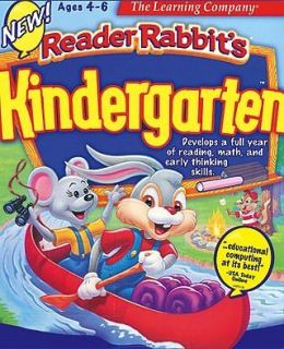 Reader Rabbit Kindergarten Campground fun CD Rom PC, Win  XP/Vista/7 