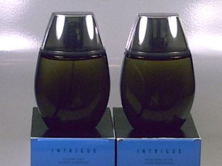Avon MENS INTRIGUE COLOGNE AND AFTERSHAVE SET 3.4oz EACH NEW IN BOXES