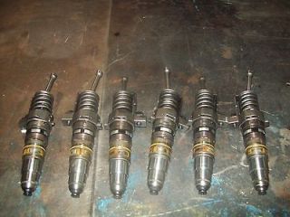 CUMMINS ISX INJECTORS, SET OF 6  GOOD TAKE OUTS