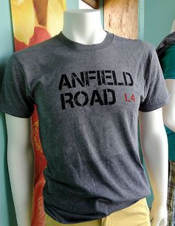 Liverpool Anfield Vintage Retro Tri Blend Tshirt FC Reds Football T 