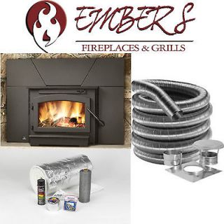 Napoleon Timberwolf EPI22 Wood Fireplace Insert EPA 25 Package Deal