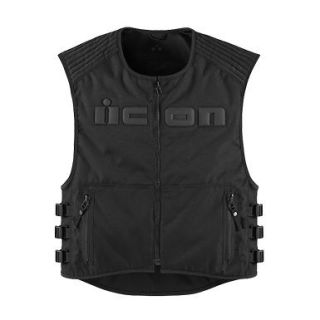 Icon Brigand Tactical Textile Riding Club Vest Adjustable Fit