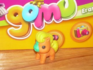 GOMU Series 2 Eraserland Orange HORSE PONY g575 Pets Eraser RARE