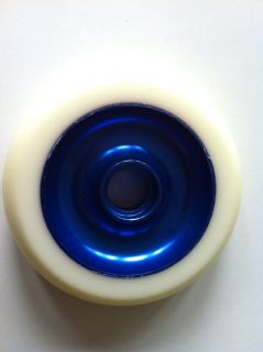 EAGLE SCOOTER  PP Wheels   WHITE ON BLUE, NO BEARINGS