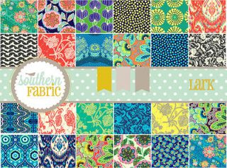 Lark By Amy Butler   Charm Pack 30 6 Fabric Squares