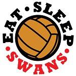 NEW Swansea City EAT. SLEEP. SWANS Football T Shirt