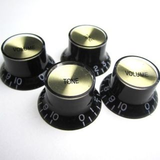 4x Real Gibson/Epiphon​e Gold Hat Bell Knobs For SG/Junior