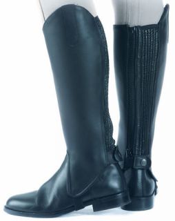 equestrian leather gaiters
