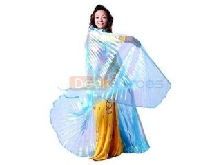 Promotion For Light blue Handmade Belly Dance Costume IsIs Wings