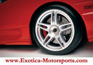 Novitec Centerlock Silver Wheels/Tires   Ferrari 360