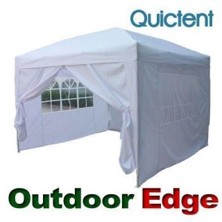 10x10 EZ Set Pop Up Wedding Party Tent Canopy Gazebo White
