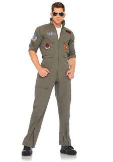 Officially Licensed Top Gun Mens Flight Suit Adult Halloween Costume 