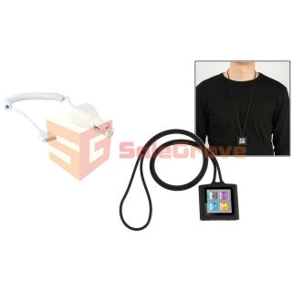 Necklace Silicone Gel Case Cover+Car Charger For Apple iPod Nano 6th 