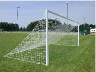 Full Size 24 x 8 Flat Back Soccer Goal Post Net