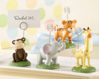   to be Wild Cute Animal Place Card Photo Holders Baby Shower Favors
