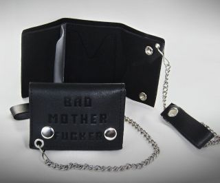 PULP FICTION LEATHER WALLET ~ BAD MOTHER F*CKER ~ AUTH NECA PRODUCT No 