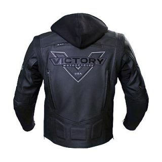 NEW VICTORY MOTORCYCLES ATTITUDE LEATHER JACKET 2863204