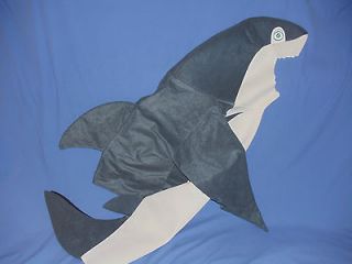 Shark Tale plush fish costume,Lenny shark,full body,Worn once,child 